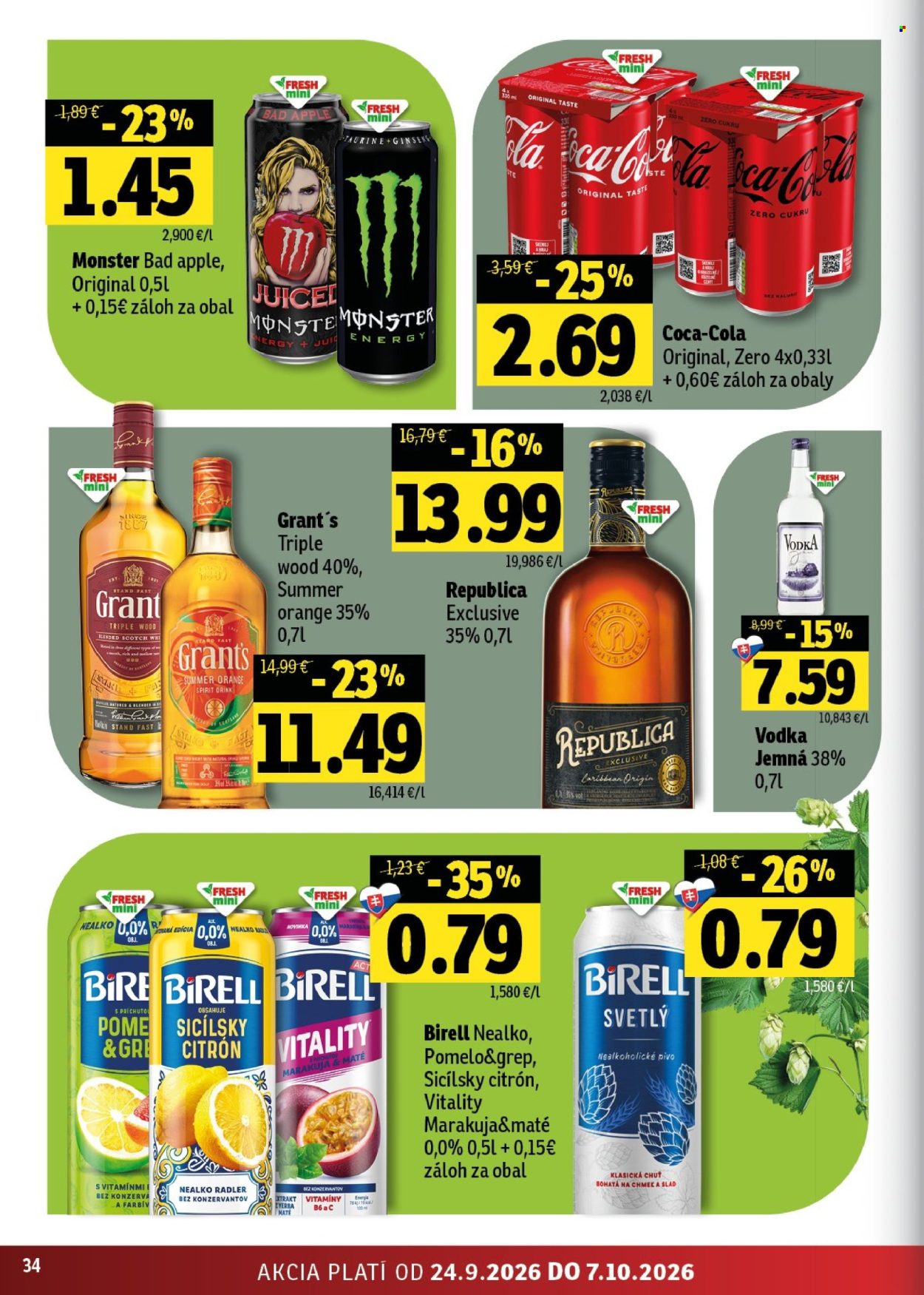 Leták FRESH - 24.9.2026 - 7.10.2026. Strana 34