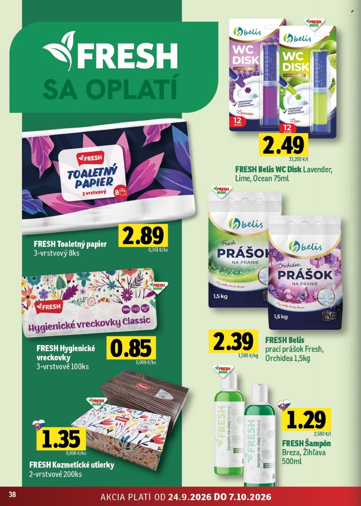 Leták FRESH - 24.9.2026 - 7.10.2026. Strana 38