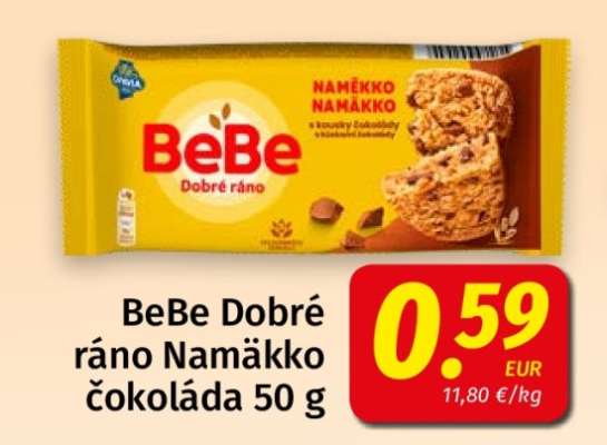 BeBe Dobré ráno Namäkko čokoláda 50 g