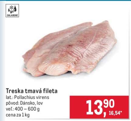 Treska tmavá fileta