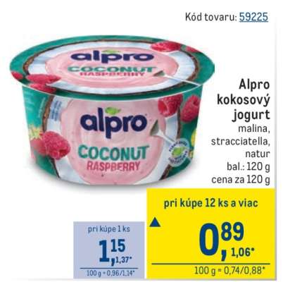ALPRO KOKOSOVÝ JOGURT