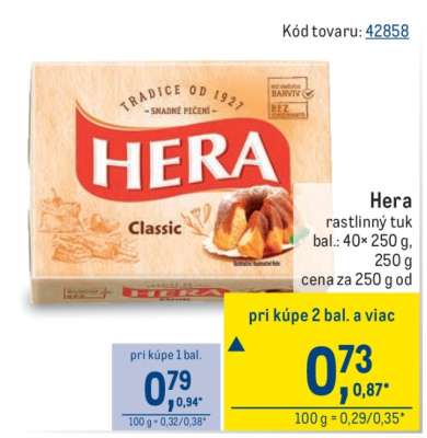 Hera rastlinný tuk