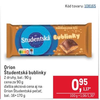 Orion Študentská bublinky