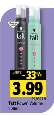 Taft Power, Volume 200ml