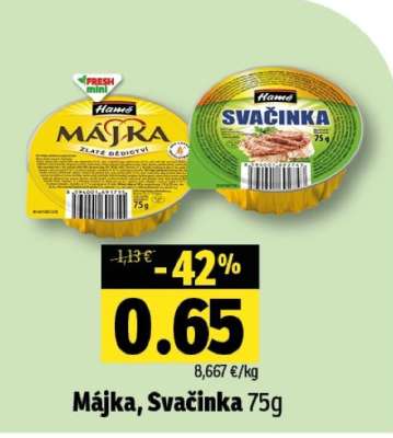 MáJka, Svačinka 75g