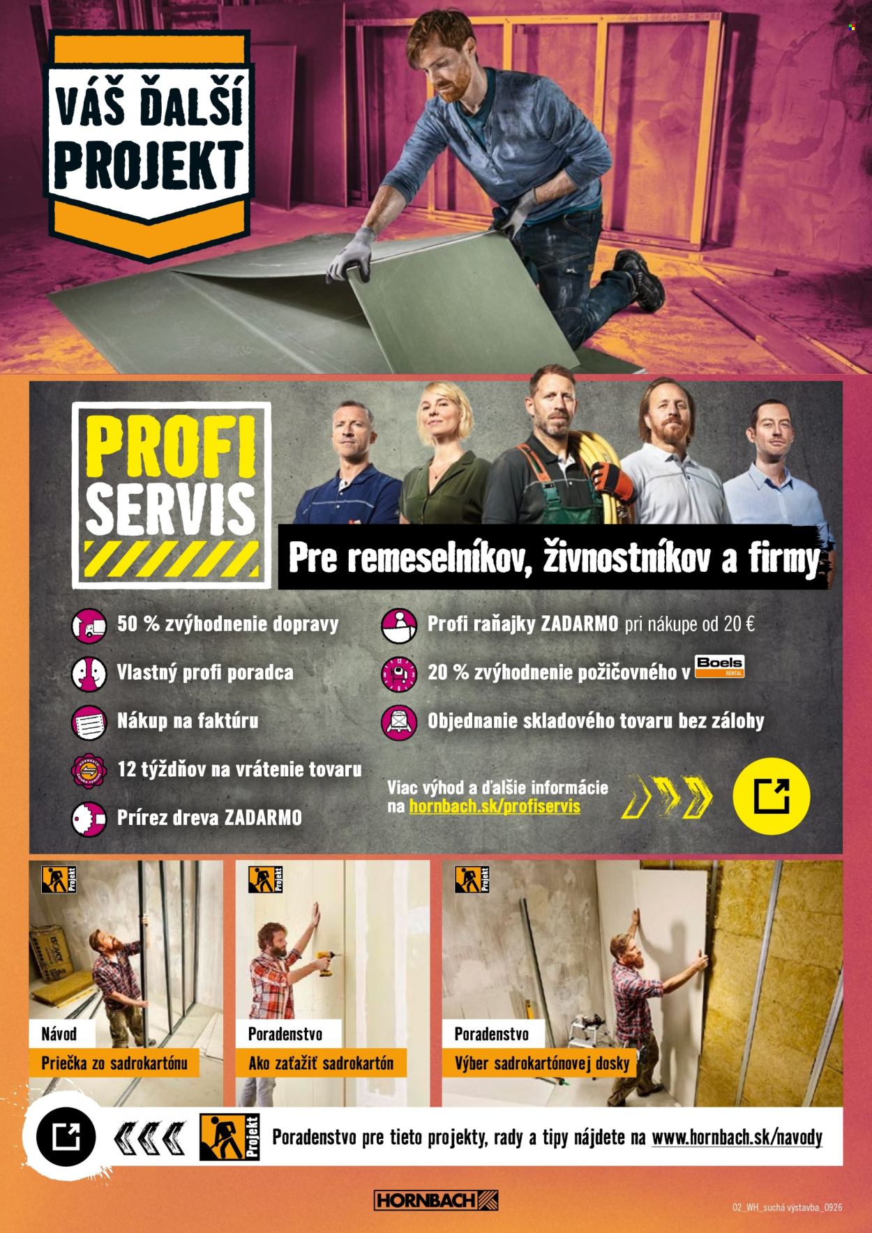 Leták Hornbach - 23.9.2026 - 7.10.2026. Strana 2