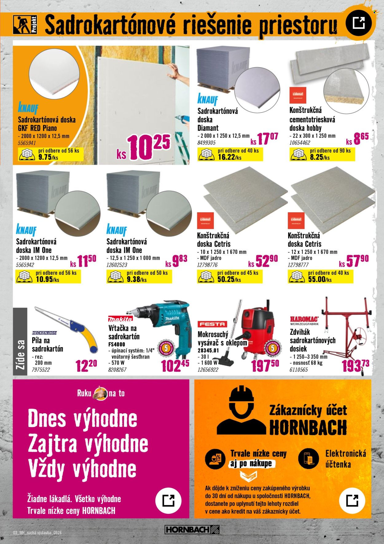 Leták Hornbach - 23.9.2026 - 7.10.2026. Strana 3