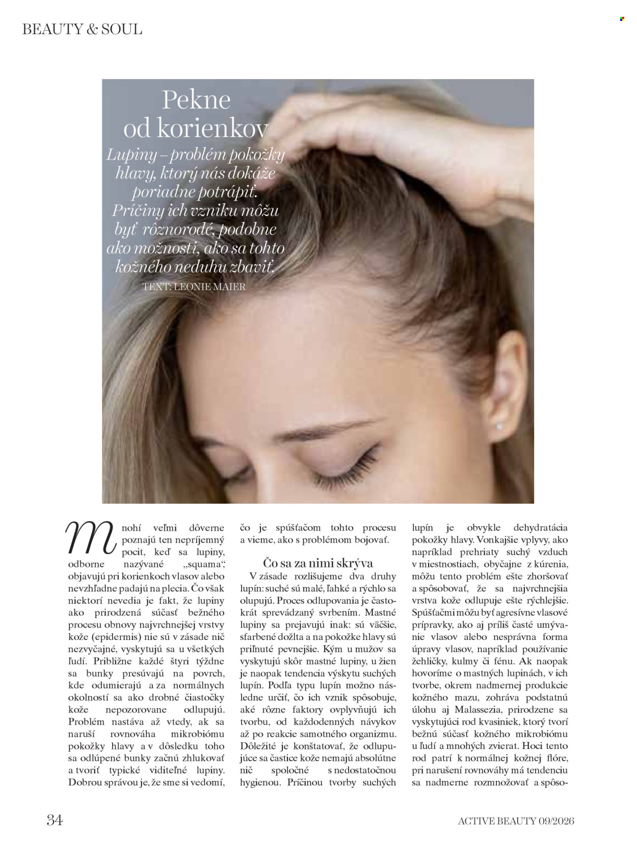 Leták dm drogerie. Strana 34