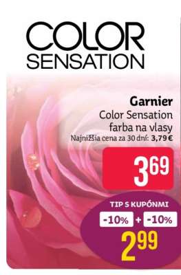 GARNIER COLOR SENSATION Farba na vlasy