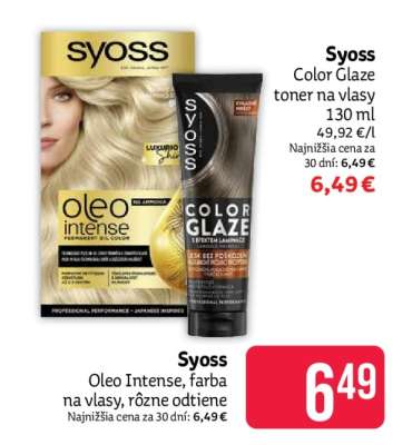 Syoss Color Glaze toner na vlasy 130 ml