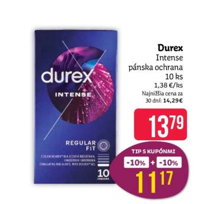 Durex Intense pánska ochrana 10 ks