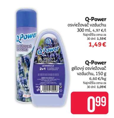 Q-Power gélový osviežovač vzduchu