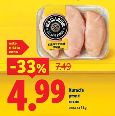 Kuracie prsné rezne