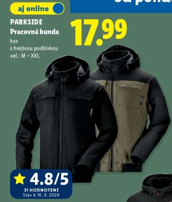 Parkside Pracovná bunda