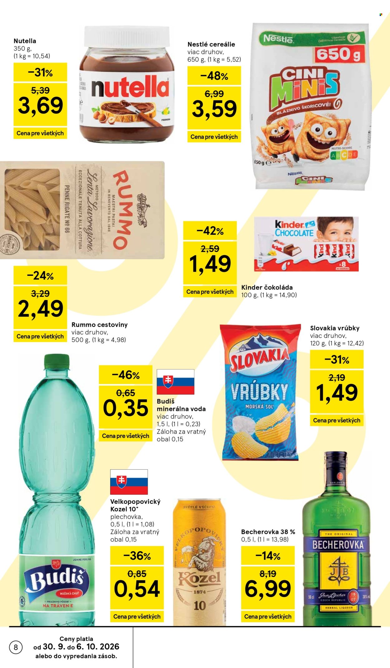 Leták TESCO - 30.9.2026 - 6.10.2026. Strana 8