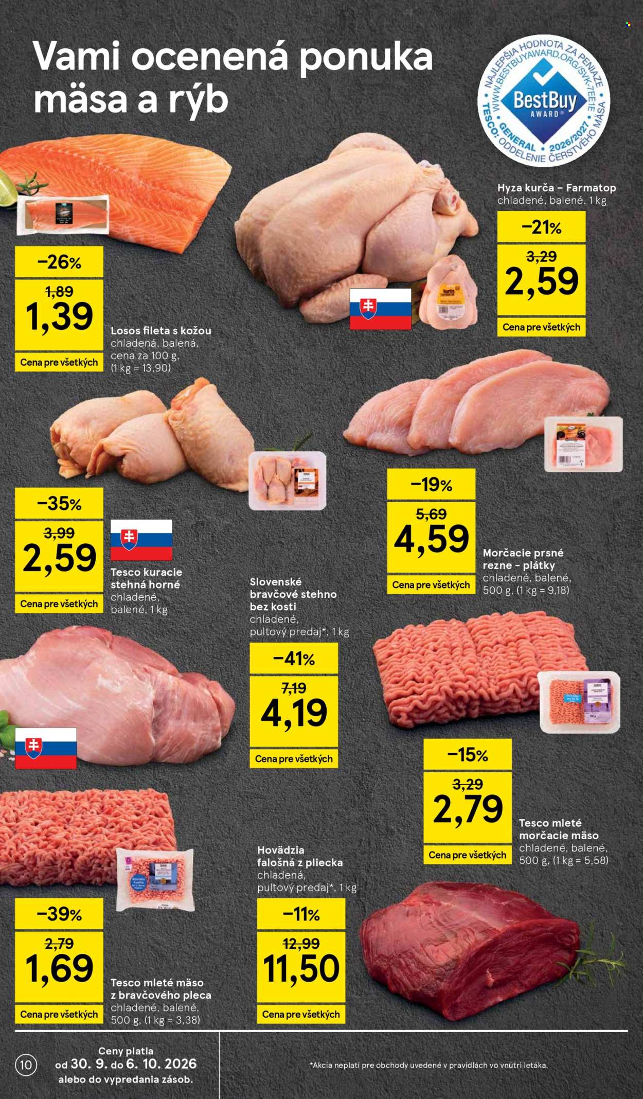 Leták TESCO - 30.9.2026 - 6.10.2026. Strana 10