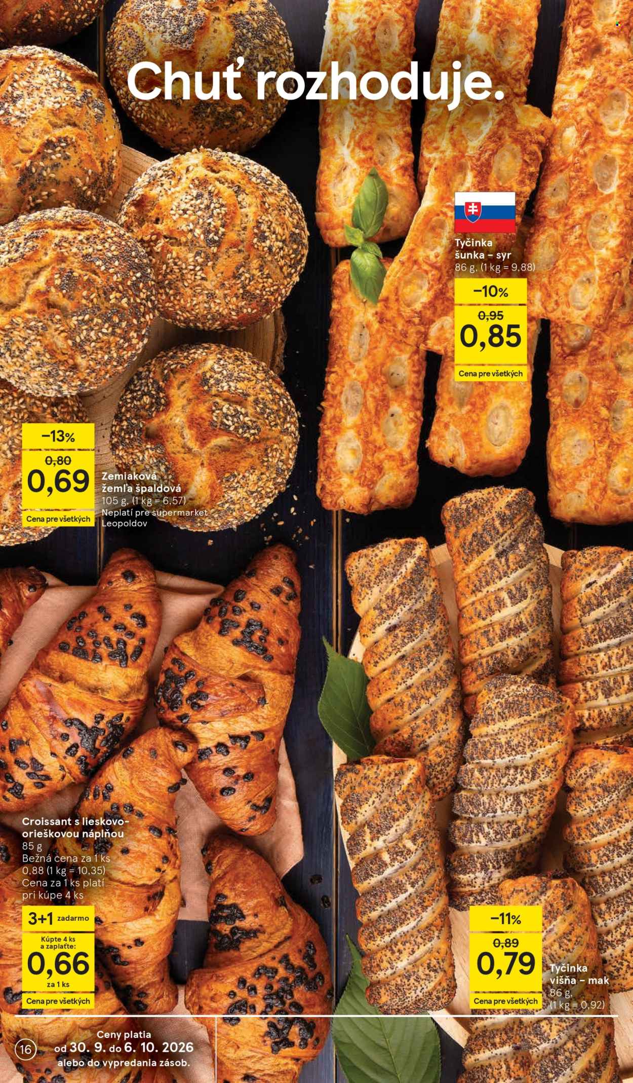 Leták TESCO supermarket - 30.9.2026 - 6.10.2026. Strana 16