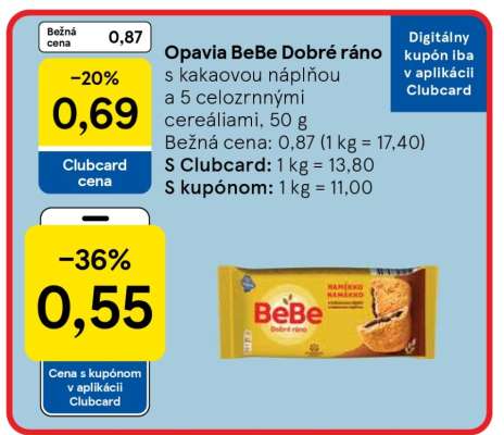 Opavia Bebe Dobré ráno