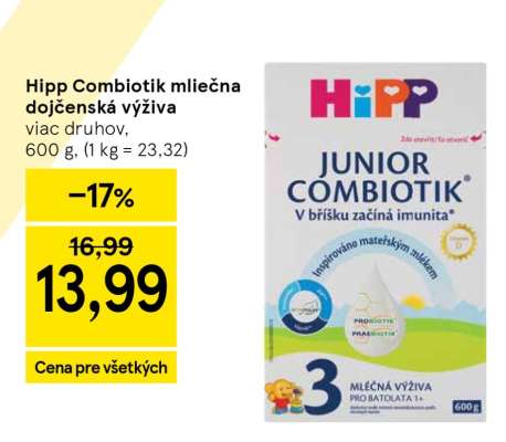 Hipp Combiotik mliečna dojčenská výživa