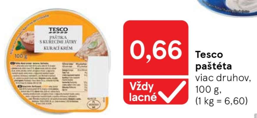 Tesco paštéta
