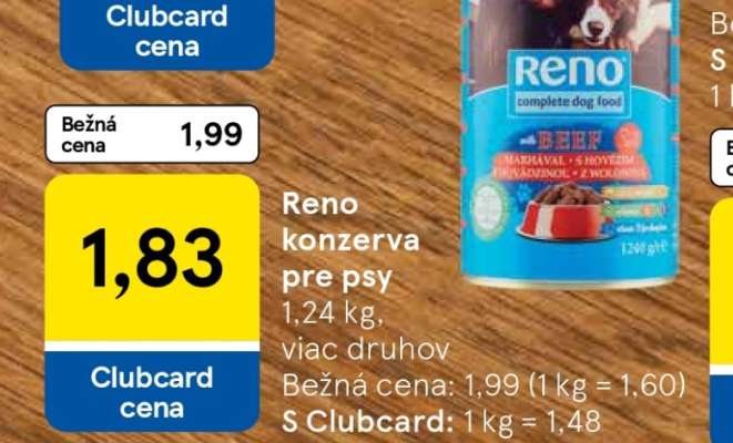 Reno konzerva pre psy
