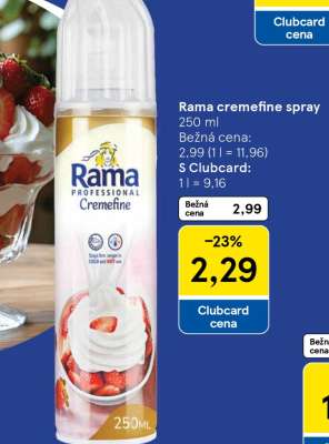 Rama cremefine spray