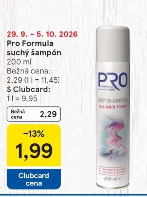 Pro Formula suchý šampón