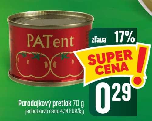 Paradajkový pretlak 70 g