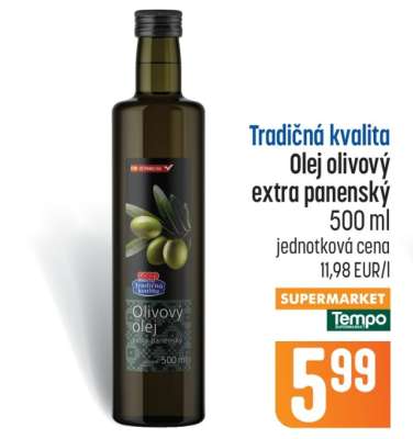 Olej olivový extra panenský