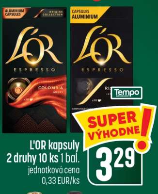 L’OR kapsuly