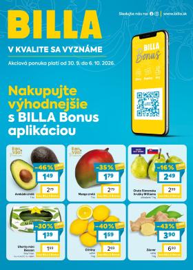 Billa - Bonus leták