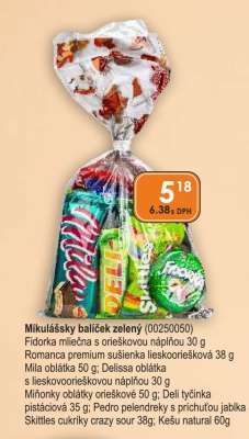 Mikulášsky balíček zelený
