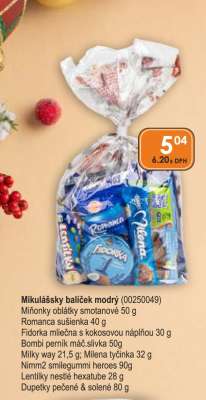 Mikulášsky balíček modrý