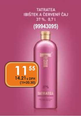 TATRATEA IBISTEK A ČERVENÝ ČAJ 37 %, 0,7 l