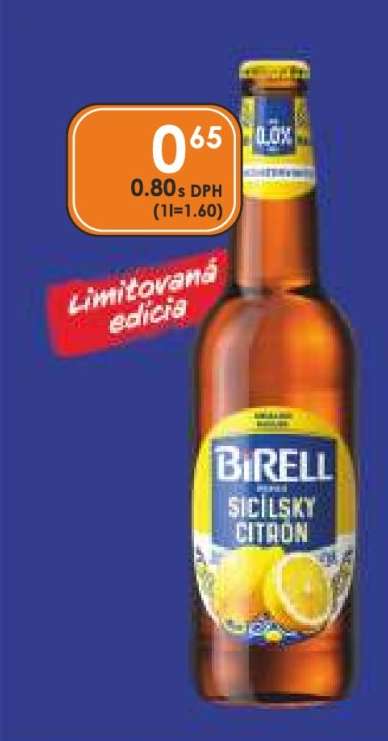 Birell sicílsky citrón