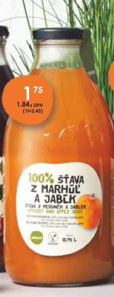 100% ŠŤAVA Z MARHÚĽ A JABLČ