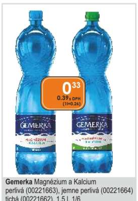 Gemerka magnézium a kalcium perlivá