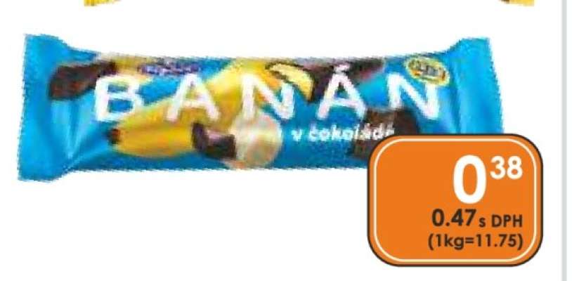 Banán v čokoláde