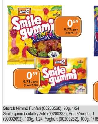 Smile gummi cukríky želé
