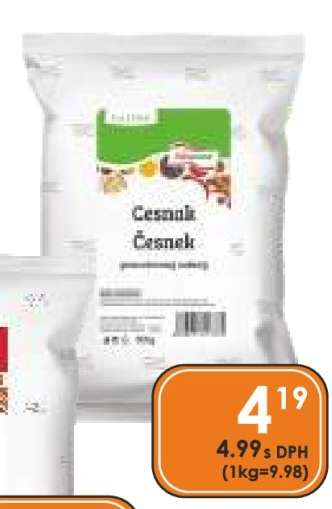 Cesnak Česnek granulovaný sušený