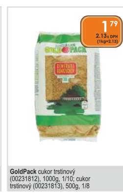 GoldPack cukor trstinový