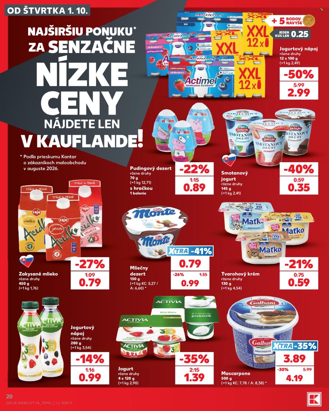 Leták Kaufland - 1.10.2026 - 7.10.2026. Strana 20