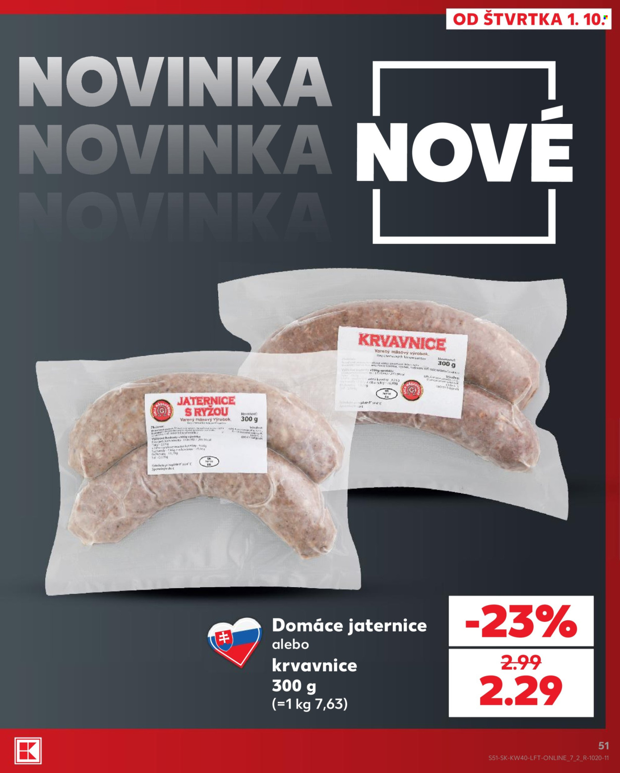 Leták Kaufland - 1.10.2026 - 7.10.2026. Strana 51