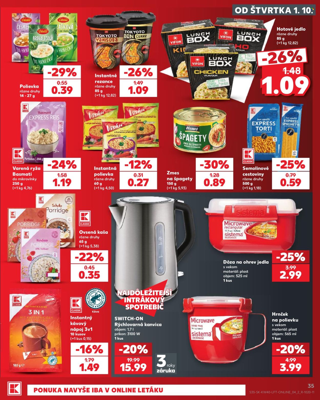 Leták Kaufland - 1.10.2026 - 7.10.2026. Strana 35