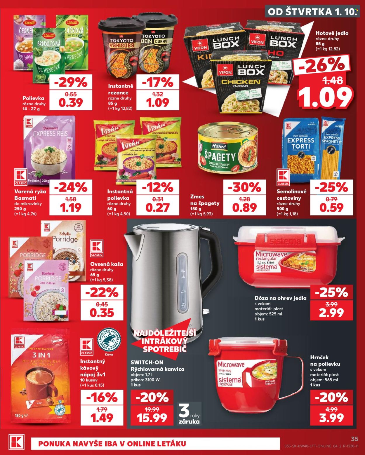Leták Kaufland - 1.10.2026 - 7.10.2026. Strana 35