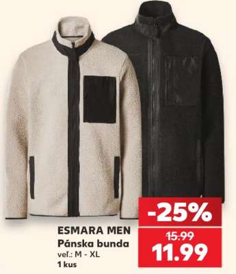 ESMARA MEN Pánska bunda