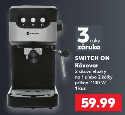 SWITCH ON Kávovar