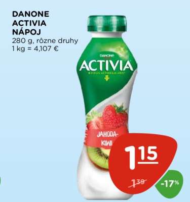 DANONE ACTIVIA NÁPOJ
