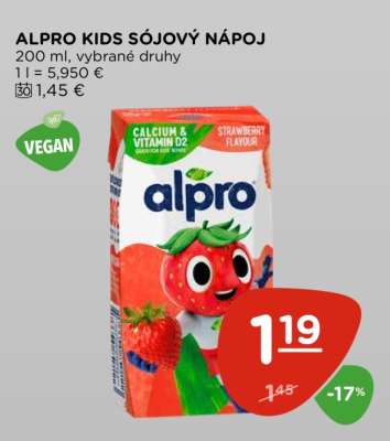 ALPRO KIDS SÓJOVÝ NÁPOJ