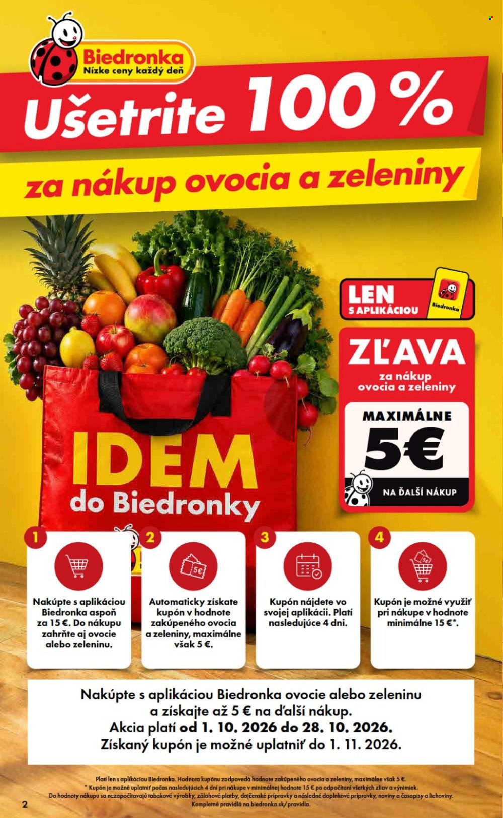 Leták Biedronka - 1.10.2026 - 7.10.2026. Strana 2